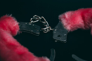 pink handcuffs for adult games