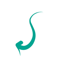 Green Arrow Hand Drawn 