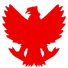 Garuda bird icon, symbol of Indonesia