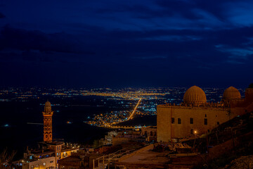 The city of Mardin, Turkey. Besides its stone houses and historical texture, Mardin impresses...