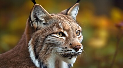 Obraz premium portrait of a lynx generative ai