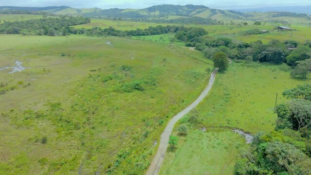 drone map of the plain of the department of Meta-Colombia / plano en dron de la llanura del departamento del Meta-Colombia