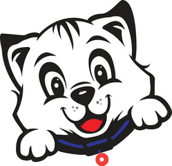 DOG mascot logo, Graphic design, 