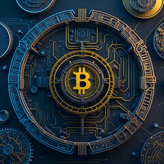 Obraz premium bitcoin