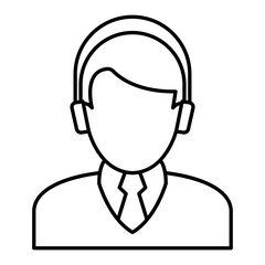 Customer Service Thin Line Icon
