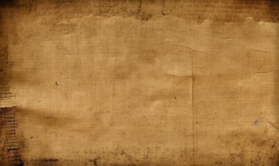 Old Vintage paper canvas texture abstract background, generative AI