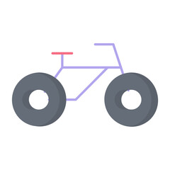 Bicycle Flat Icon