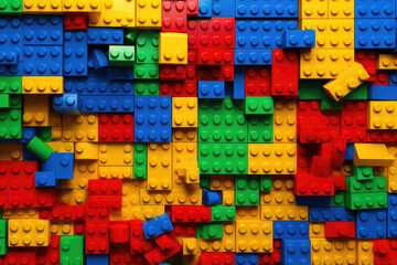 blocks building block toys template design. Generative AI