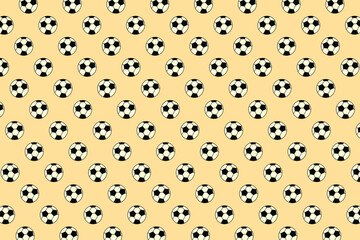 Football pattern background template. Soccer themed backdrop design for poster, banner, landing page, or flyer