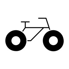 Bicycle Glyph Icon