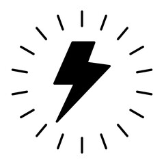 Flash Glyph Icon