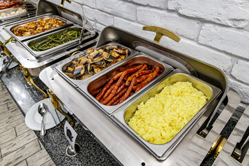 Breakfast Buffet Concept, Breakfast Time in Luxury Hotel