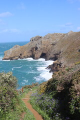 Fototapeta na wymiar Sark, Guernsey, anglo-normand, beauté, ciel