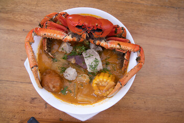 Encebollado de Cangrejo