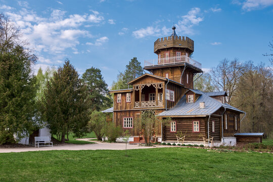 Zdravnevo, Vitebsk region, Belarus. The place near the Western Dvina River, where the painter Ilya Repin lived and rested in the summer.