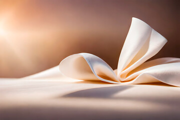 The bride's dress was made of a high-quality fabric that had a super realistic texture, creating a breathtaking look.