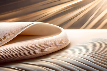 close up of mat on white background