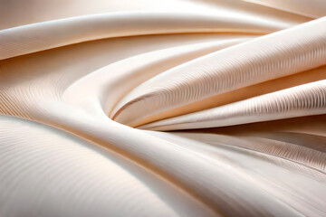 The super realistic white silk cloth used for the bride's dress had a stunning texture that captured everyone's attention.