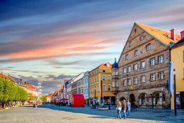 Marktstrasse, Bayreuth, Deutschland 