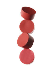 Red lipstick sections