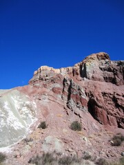 sandstone and limestone mountains with erosion