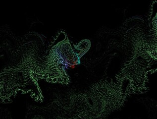 Imaginatory fractal abstract background Image