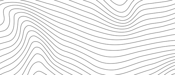 Abstract wavy background. Thin dark lines. Vector illustration