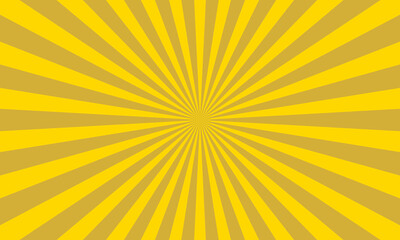 Elegant golden radial background