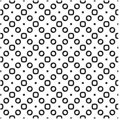 Abstract seamless monochrome pattern on white background for coloring. Design for banner, card, invitation, postcard, textile, fabric, wrapping paper, coloring book.