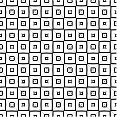 Abstract seamless monochrome pattern on white background for coloring. Design for banner, card, invitation, postcard, textile, fabric, wrapping paper, coloring book.