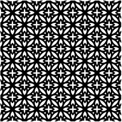 Abstract seamless monochrome pattern on white background for coloring. Design for banner, card, invitation, postcard, textile, fabric, wrapping paper, coloring book.