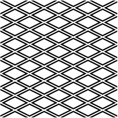 Abstract seamless monochrome pattern on white background for coloring. Design for banner, card, invitation, postcard, textile, fabric, wrapping paper, coloring book.