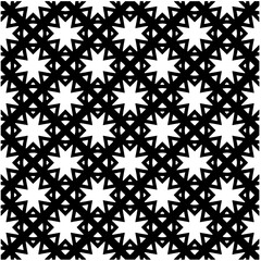 Abstract seamless monochrome pattern on white background for coloring. Design for banner, card, invitation, postcard, textile, fabric, wrapping paper, coloring book.