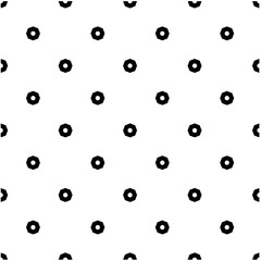 Abstract seamless monochrome pattern on white background for coloring. Design for banner, card, invitation, postcard, textile, fabric, wrapping paper, coloring book.