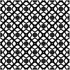 Abstract seamless monochrome pattern on white background for coloring. Design for banner, card, invitation, postcard, textile, fabric, wrapping paper, coloring book.