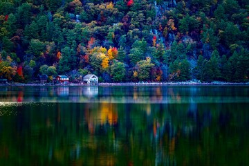 Fall colors in Wisconsin, Devil's Lake