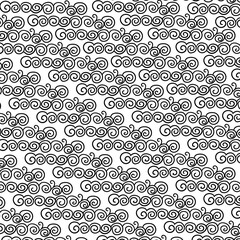 seamless pattern with with imitation of clouds or air swirls