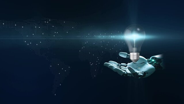 AIとデジタルの力を使って人類に希望をもたらすイメージ、AIと人間の共存イメージ