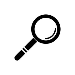 Magnifying glass icon,vector illustration. vector magnifying glass icon illustration isolated on White background.eps