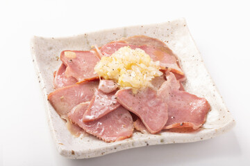 豚タン　ネギ塩だれ