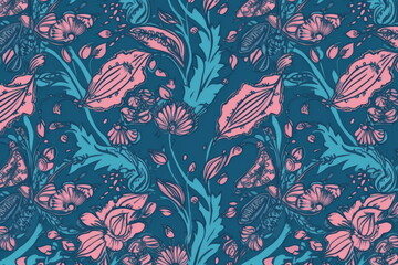 Seamless pattern, Abstract geometric