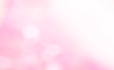 Pink gold abstract background with bokeh