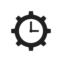 Time setting icon vector design illustration