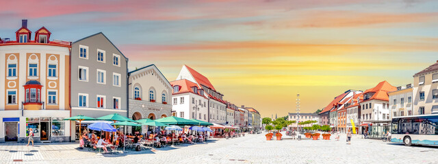 Altstadt, Deggendorf, Deutschland 