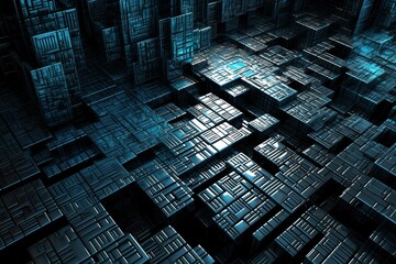 abstract background with squares