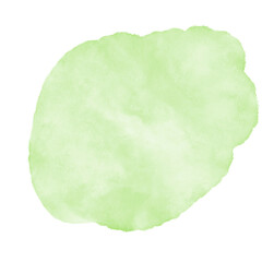Pastel green Watercolor Abstract Shapes 