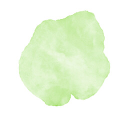 Pastel green Watercolor Abstract Shapes 