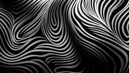 A psychedelic vortex illusion in a smooth three dimensional environment generated by AI