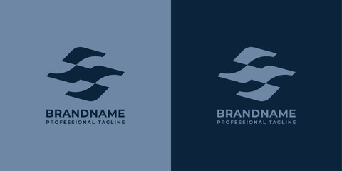 Letter SS Logo, suitable for any business related to Letters S and S