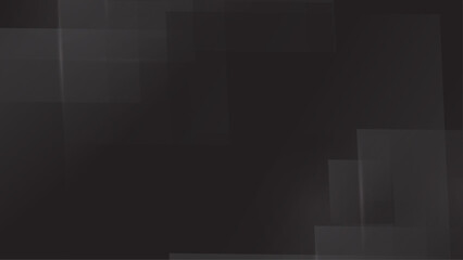 Transparent object on a black background. Geometrical background.